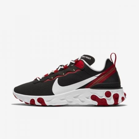 Nike Shoes React Element 55 | Black / Gym Red / Summit White / White