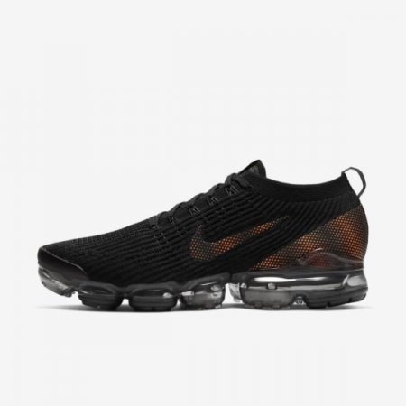 Nike Shoes Air VaporMax Flyknit 3 | Black / Dark Smoke Grey / Total Orange