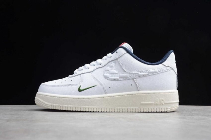 Women's | Kith x Nike Air Force 1 07 White Blue CU2980-193 Running Shoes