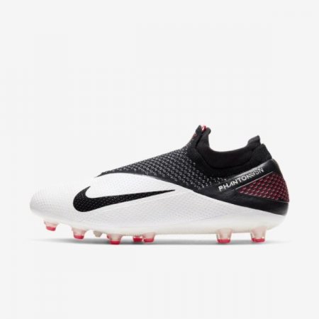 Nike Shoes Phantom Vision 2 Elite Dynamic Fit AG-PRO | White / Laser Crimson / Black