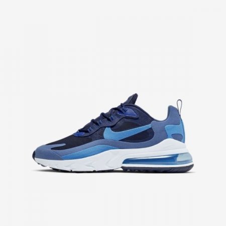 Nike Shoes Air Max 270 React (Impressionism Art) | Blue Void / Coastal Blue / Topaz Mist / Blue Stardust