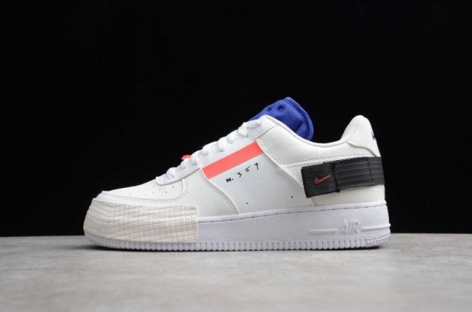 Men's | Nike Air Force 1 Type GS Summit White Red Orbit White CI0054-100 Running Shoes