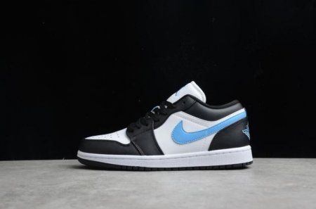 Men's | Air Jordan 1 Low University Blue Black White Basketball Shoes