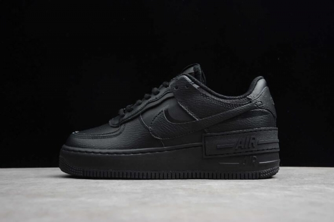 Men's | Nike Air Force 1 Shadow Triple Black CI0919-001 Running Shoes