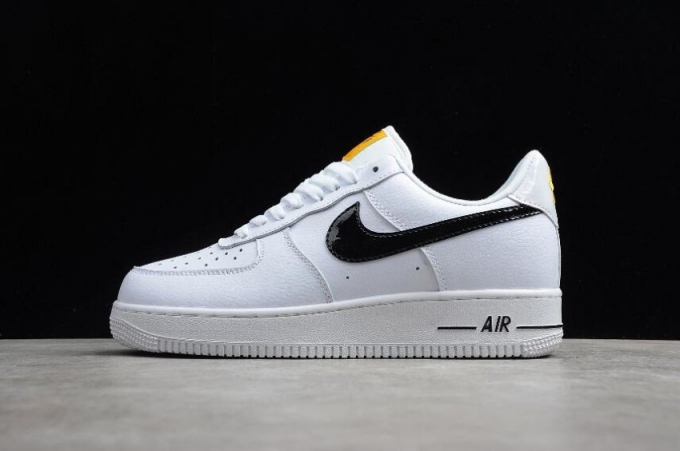 Men's | Nike Air Force 1 07 SE White Black Laser Orange CI3446-100 Running Shoes