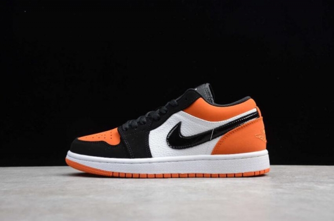 Men's | Air Jordan 1 Low Starfish Orange Basketball Shoes