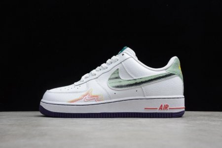 Men's | Nike Air Force 1 07 White Neptune Green CW6015-100 Running Shoes