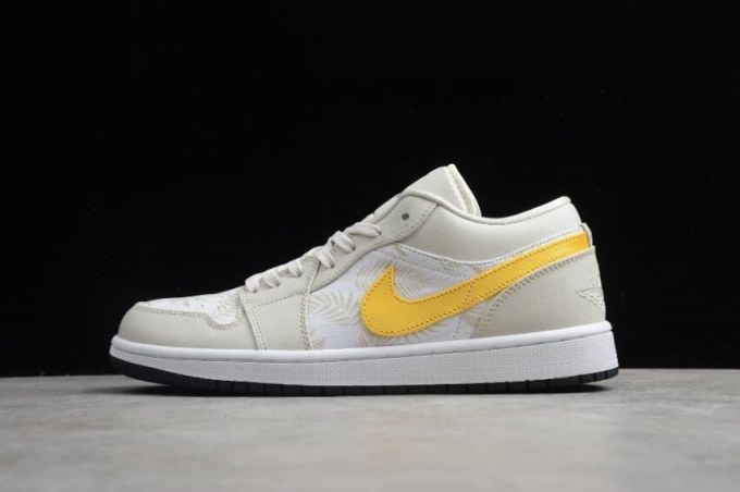 Women's | Air Jordan 1 Low SE LT Orewood Brn Amarillo White Basketball Shoes