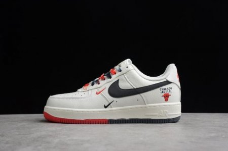 Men's | Nike Air Force 1 07 CH2806-306 Beige Black Red Running Shoes