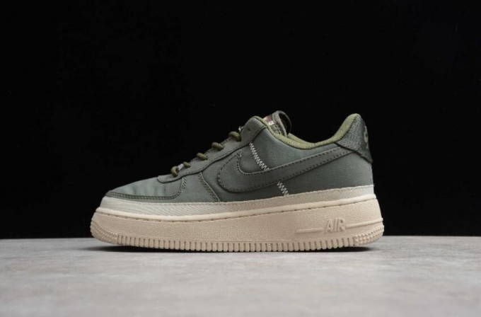 Women's | Nike Air Force 1 07 SE Cargo Khaki AA0287-302 Running Shoes