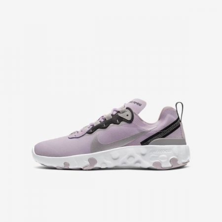 Nike Shoes Renew Element 55 | Iced Lilac / Off Noir / Light Smoke Grey / Metallic Silver