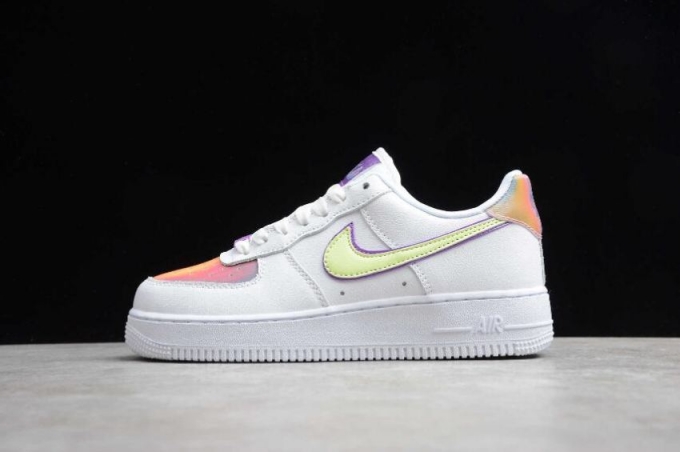 Men's | Nike Air Force 1 EAS White Barelyvolt Hyper Blue CW0367-1007 Running Shoes