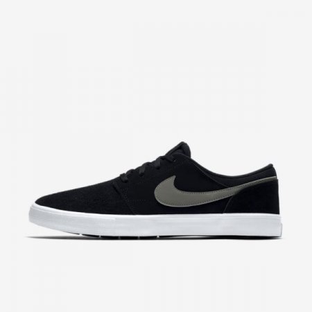 Nike Shoes SB Solarsoft Portmore II | Black / White / Dark Grey