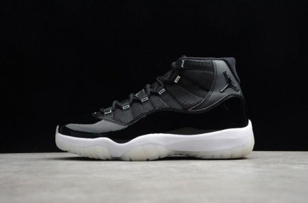 Men's | Air Jordan 11 Retro '25th Anniversary' CT8012-011 Black White Metallic Silver Basketball Shoes