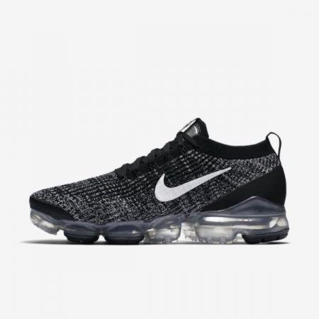 Nike Shoes Air VaporMax Flyknit 3 | Black / Metallic Silver / White