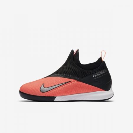 Nike Shoes Jr. Phantom Vision 2 Academy Dynamic Fit IC | Laser Crimson / Black / Metallic Silver