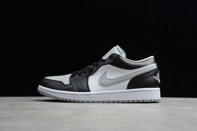 Men's | Air Jordan 1 Low Light Smoke Grey Black-White Basketball Shoes