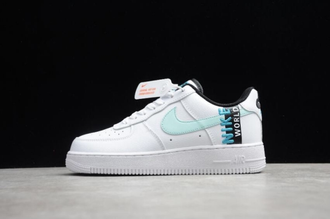Men's | Nike Air Force 1 07 Worldwide White Ice Blue CK6924-100 Running Shoes
