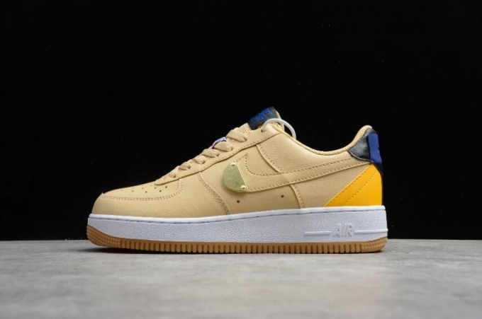 Women's | Nike Air Force 1 07 1HO20 Sesame University Gold CT2298-200 Running Shoes