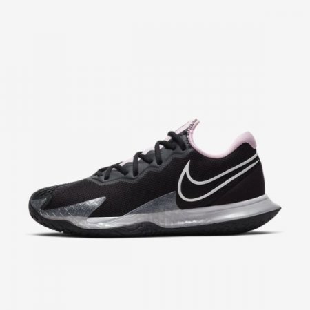 Nike Shoes Court Air Zoom Vapor Cage 4 | Black / Pink Foam / Dark Smoke Grey / White
