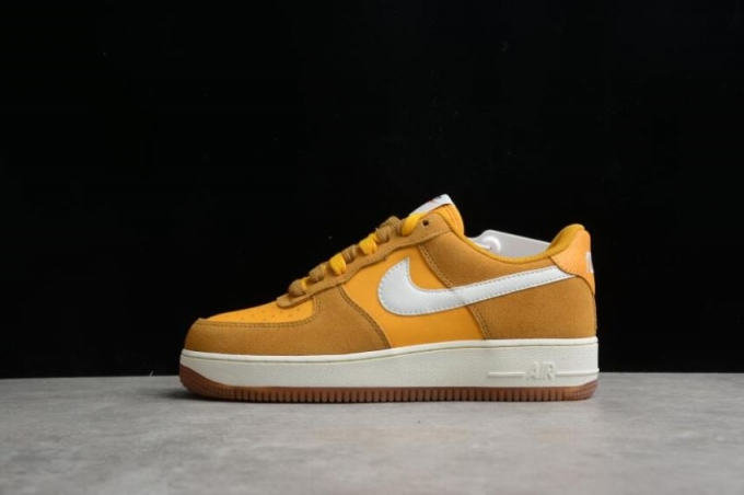 Women's | Nike Wmns Air Force 1 07 SE DA8302-700 Gold Suede Running Shoes