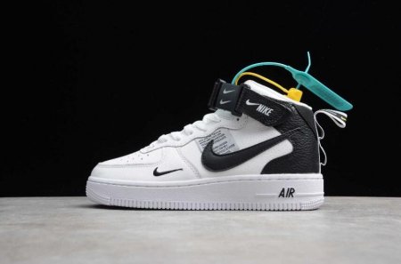 Men's | Nike Air Force 1 Mid GS White Black Tour Yellow AV3803-100 Running Shoes