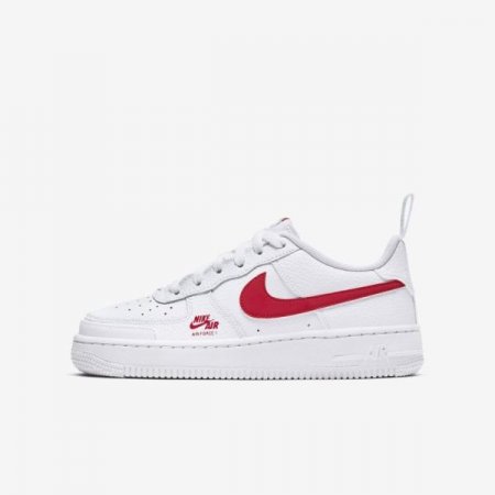 Nike Shoes Air Force 1 | White / Light Smoke Grey / University Red