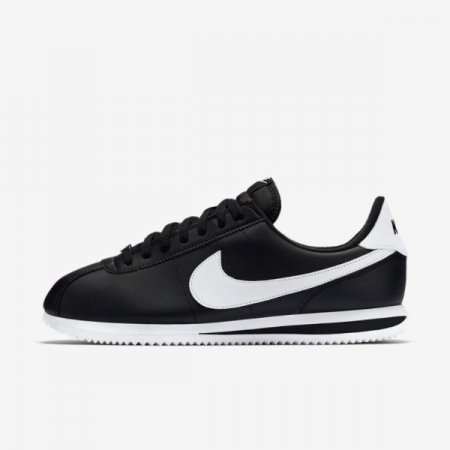 Nike Shoes Cortez Basic | Black / Metallic Silver / White