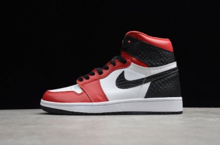 Women's | Air Jordan 1 Retro HI OG Gym Red Black White Basketball Shoes