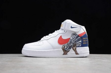 Women's | Nike Air Force 1 GS Transparent White 596728-309 Running Shoes