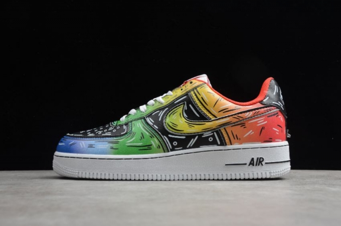 Men's | Nike Air Force 1 07 ParaNoise Rainbow AQ4211-300 Running Shoes