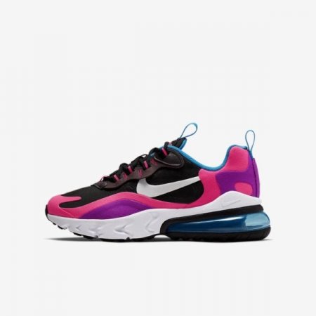 Nike Shoes Air Max 270 React | Black / Hyper Pink / Vivid Purple / White