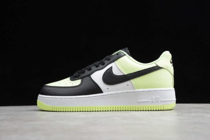 Men's | Nike Air Force 1 07 Barely Volt Black White CW2361-700 Running Shoes