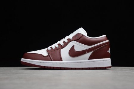 Men's | Air Jordan 1 Low Team Red White Basketball Shoes