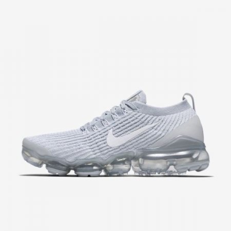 Nike Shoes Air VaporMax Flyknit 3 | White / Pure Platinum / Metallic Silver / White