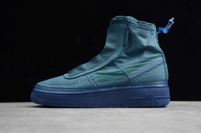 Women's | Nike Air Force 1 Shell Midnight Turq Geode Teal BQ6096-300 Running Shoes