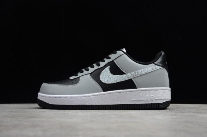 Women's | Nike Air Force 1 Low 3M Snake White Black DJ6033-001 Running Shoes