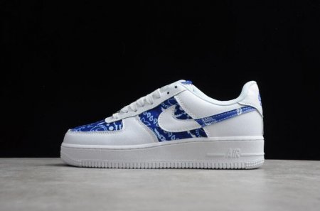 Women's | Nike Air Force 1 07 Para Noise White Blue BW9953-100 Running Shoes