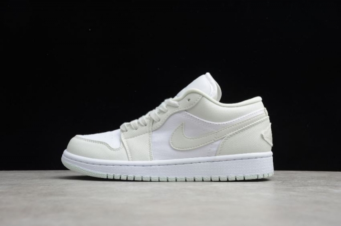 Women's | WMNS Air Jordan 1 Low Spruce Aura White Basketball Shoes