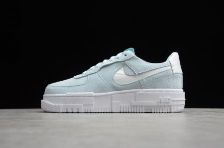 Women's | Nike WMNS Air Force 1 Pixel Glacier Blue Pure Platinum DH3855-400 Running Shoes