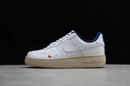 Women's | Nike Air Force 1 Low 07 Kith France White Blue CZ7927-100 Running Shoes