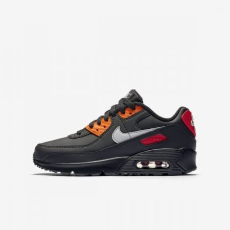 Nike Shoes Air Max 90 | Black / Magma Orange / University Red / Light Smoke Grey