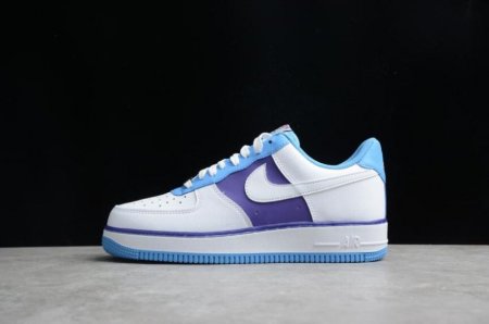 Women's | Nike Air Force 1 07 Emb DC8874-101 White Coast Field Purple Running Shoes