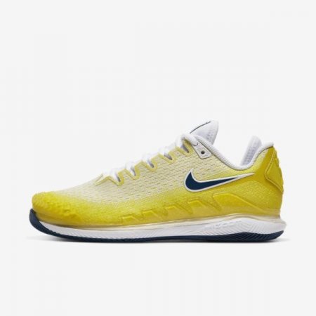 Nike Shoes Court Air Zoom Vapor X Knit | Opti Yellow / Bright Citron / White / Valerian Blue