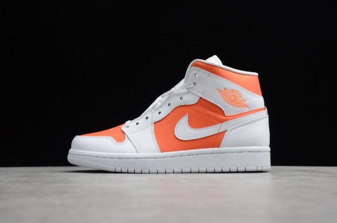 Women's | WMNS Air Jordan 1 Mid SE Bright Citrus White Shoes Basketball Shoes