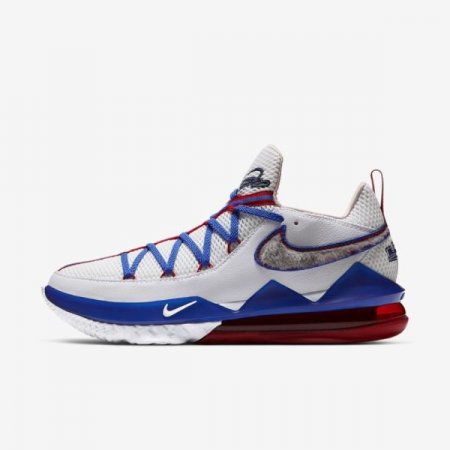 Nike Shoes LeBron 17 Low Tune Squad | White / University Red / Game Royal / White