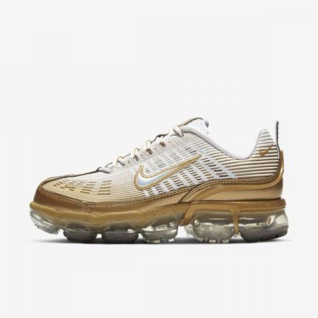 Nike Shoes Air VaporMax 360 | White / Black / Metallic Silver / Metallic Gold