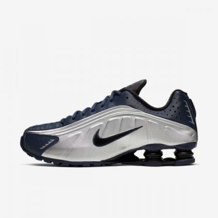 Nike Shoes Shox R4 | Midnight Navy / Metallic Silver / Black