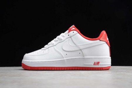Women's | Nike Air Force 1 07 White Red CD0884-101 Running Shoes