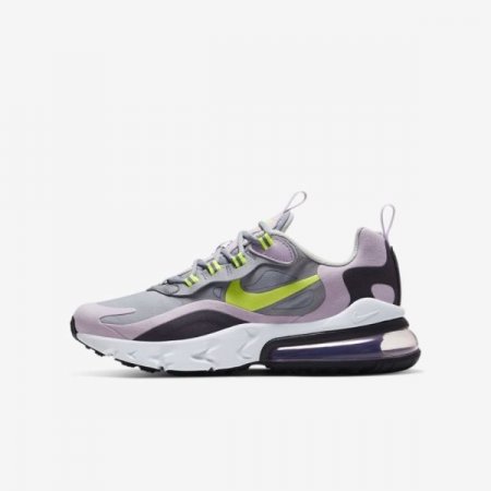 Nike Shoes Air Max 270 React | Particle Grey / Iced Lilac / Off Noir / Lemon Venom